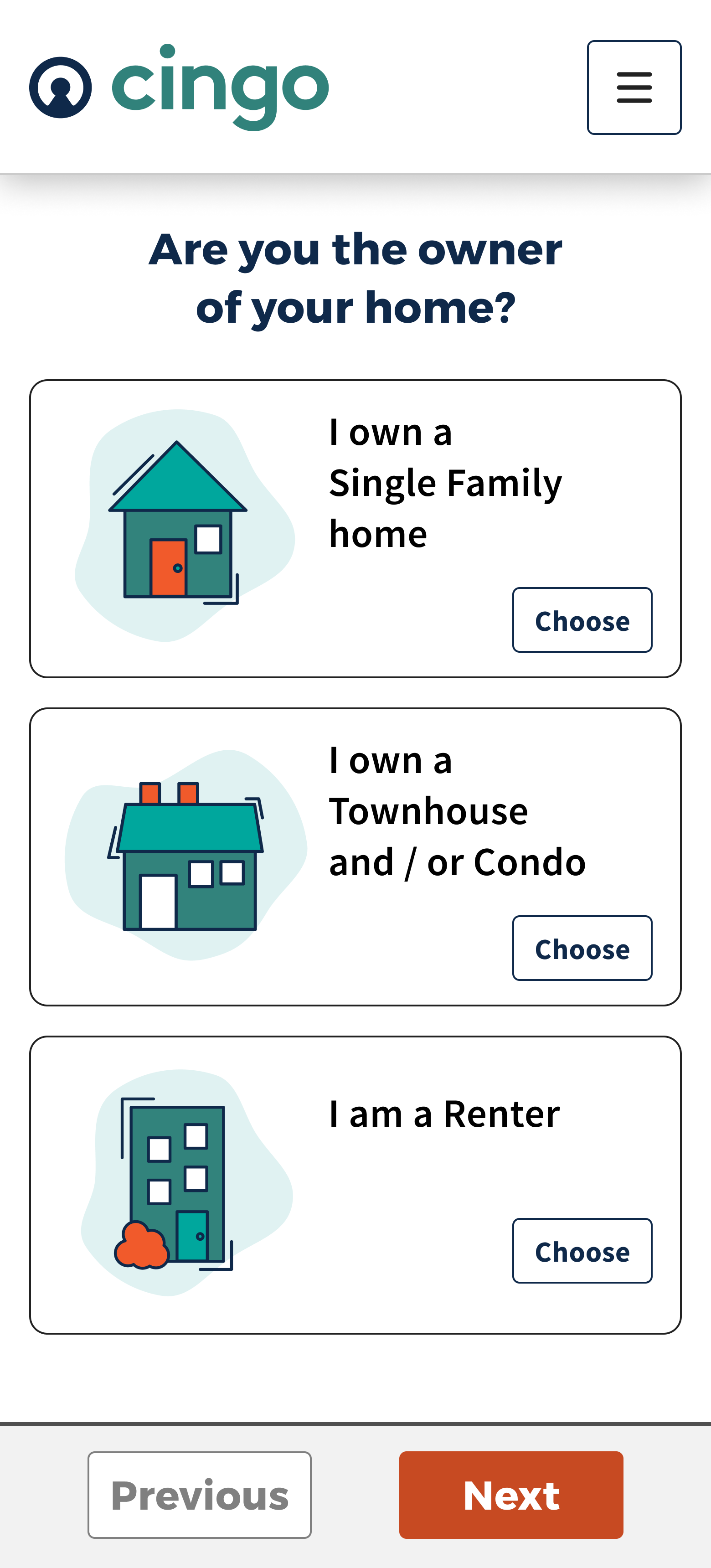 Mobile screen 1 of Cingo's Crisis Experience experience