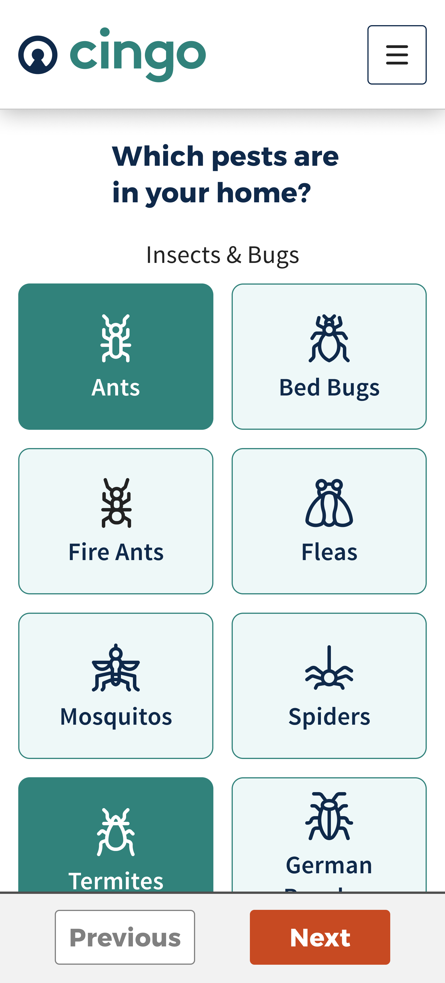 Mobile screen 2 of Cingo's Crisis Experience experience