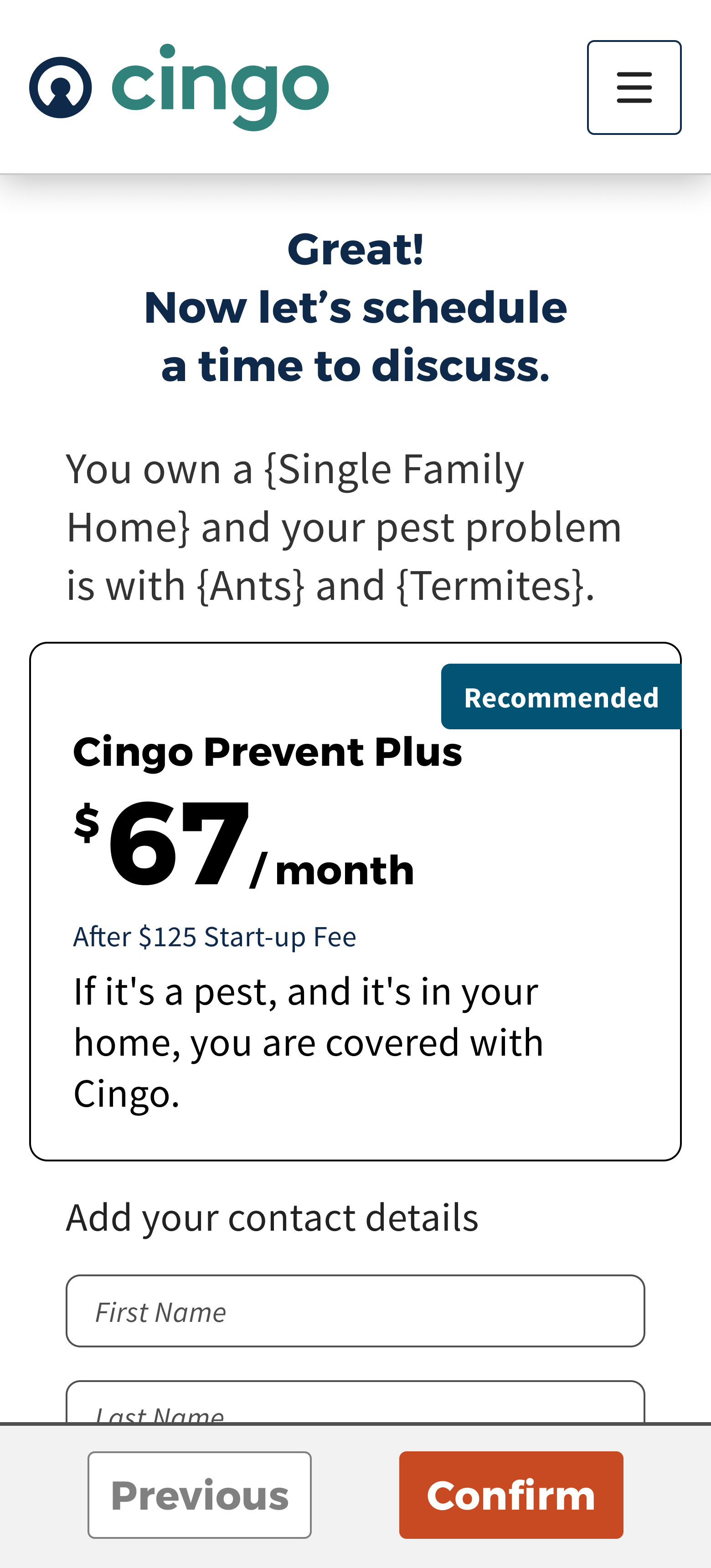 Mobile screen 4 of Cingo's Crisis Experience experience
